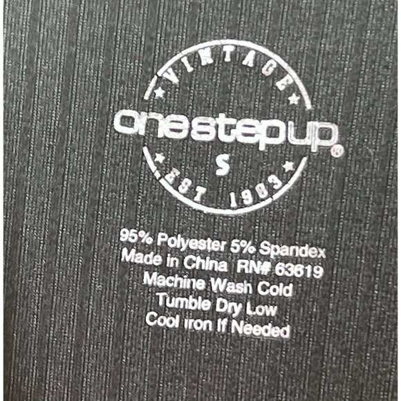 One Step Up - Women's Sleeveless Top Tank - Black - Small - Picture 10 of 10